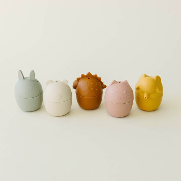 Marlowe & Co - Wholesale Bath Toy - Baby - Animal Mold Free Silicone Bath Toy SetÂ