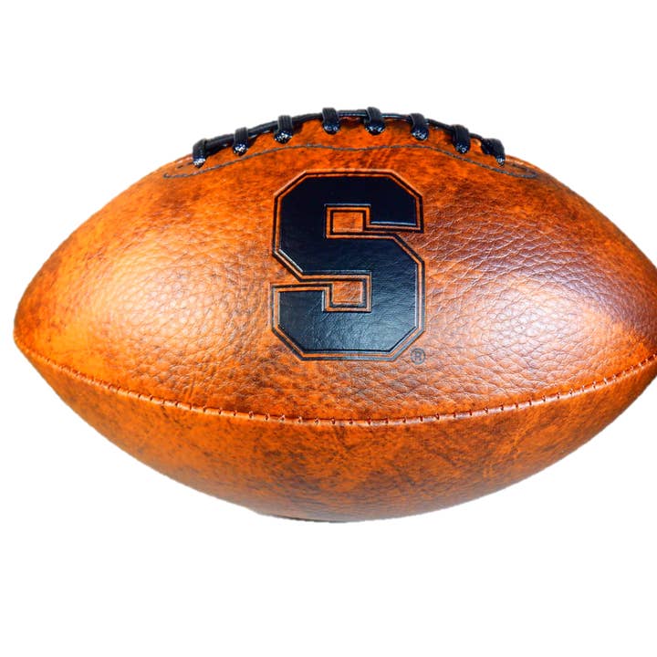 Mini ballon de football vintage NCAA Syracuse Orange 9 po pour la vente par Gulf Coast Sales