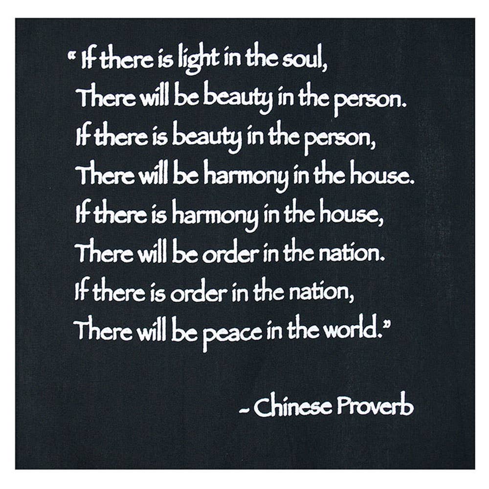 Natures Artifacts Inc - Wholesale Banner - Zen Proverb Banner | Meditation Banner2