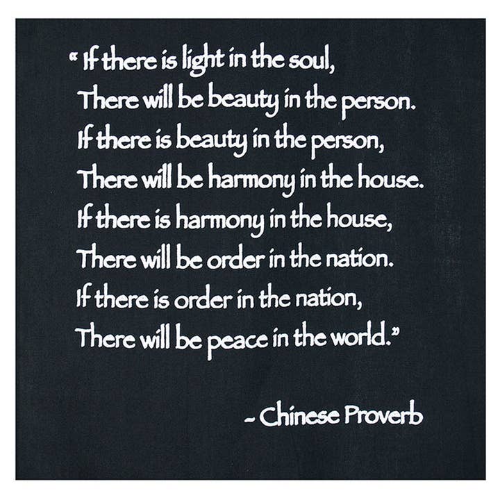 Natures Artifacts Inc - Wholesale Banner - Zen Proverb Banner | Meditation Banner2