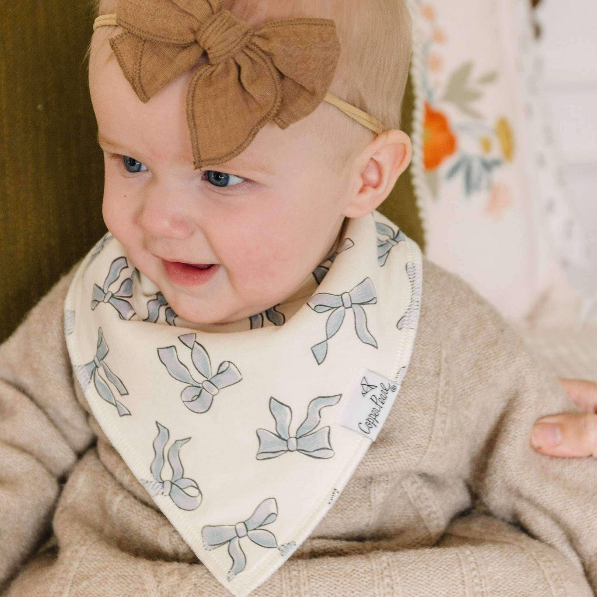 Copper Pearl - Wholesale Bandana Bib - Baby Bandana Bibs - Gemma In Tan5