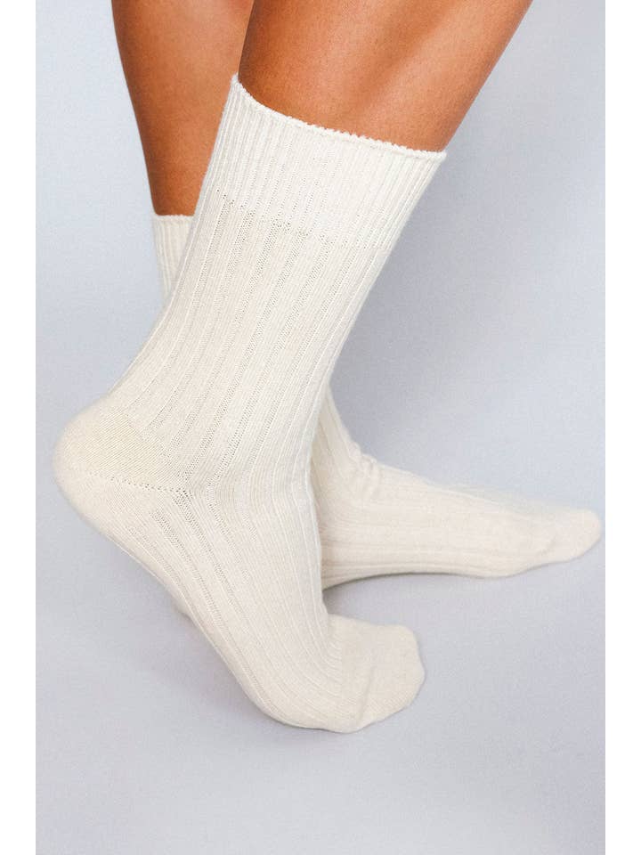 Tailored Union - Wholesale Socks - Women's - Mere Cashmere Ankle Sock3