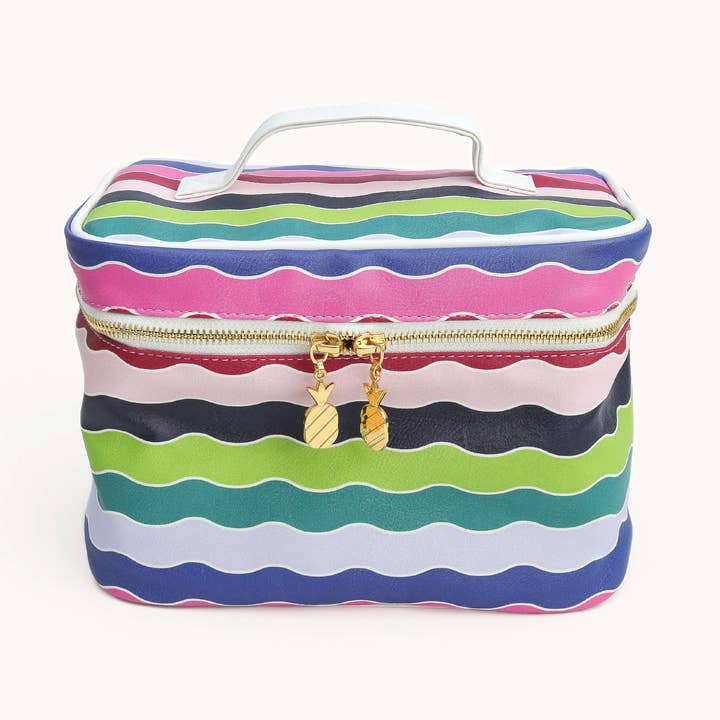 Ensemble de vanity en simili‑cuir — Rainbow Row pour la vente par Simplified by Emily Ley