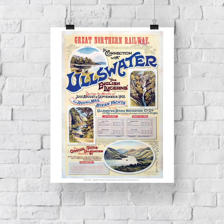 Star Editions – wholesale Art print – Ullswater, The English Lucerne - 11X14” Premium Art Print2