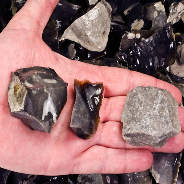 Fantasia Mining - Wholesale Spiritual Stone/Crystal - Rough Flint - Denmark - Raw Natural Stones (1 lb)1