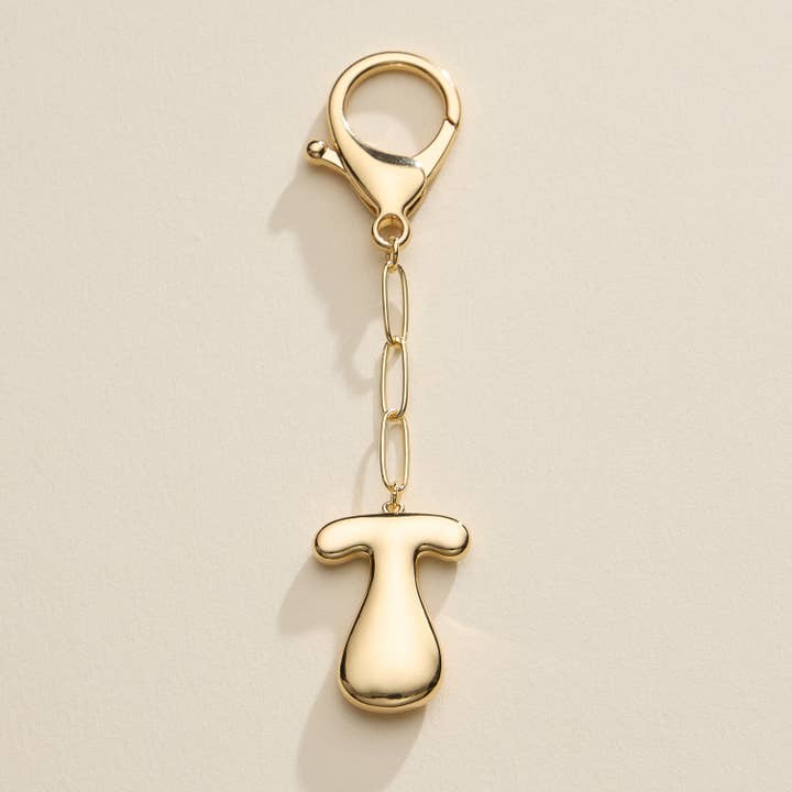 Frem – Porta-chaves - Mulher por atacado – Chaveiro com Letra em Estilo Bubble e Pingente para Bolsa38