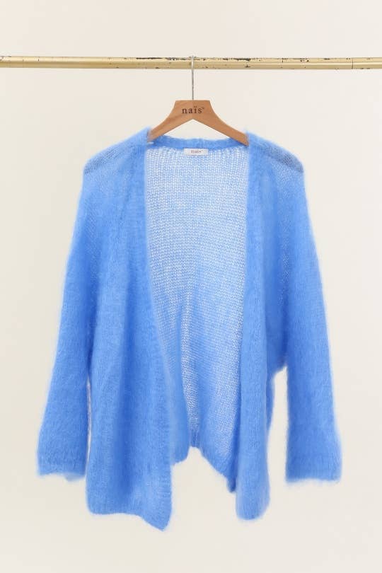 NAÏS PARIS - Venta al por mayor Cárdigan - Mujer - Cárdigan suelto de longitud media en 80 % kid mohair5