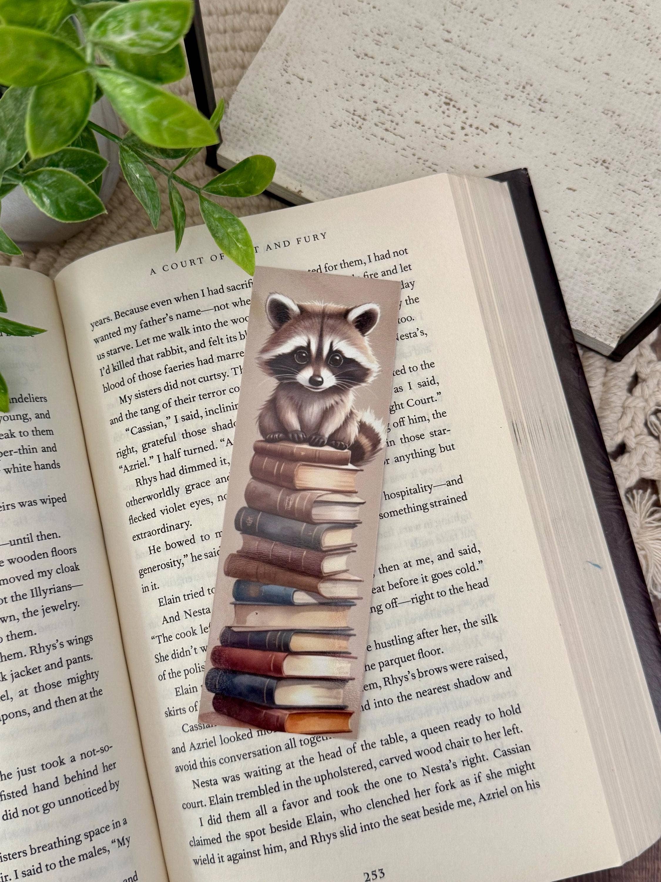 Briar layne - Wholesale Bookmark - Raccoon Forest Reading Bookmark for Raccoon Lovers3