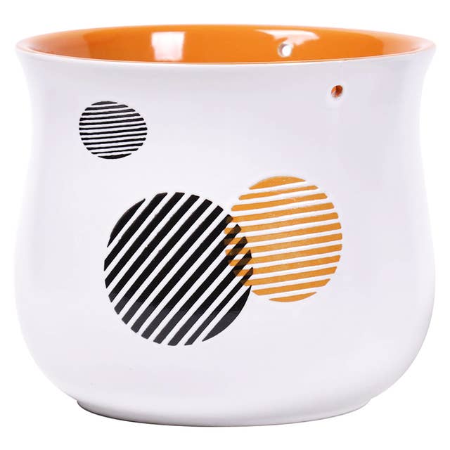 Hanging Merry Round 6.5" Flower Pot for wholesale by Blue Sky Clayworks