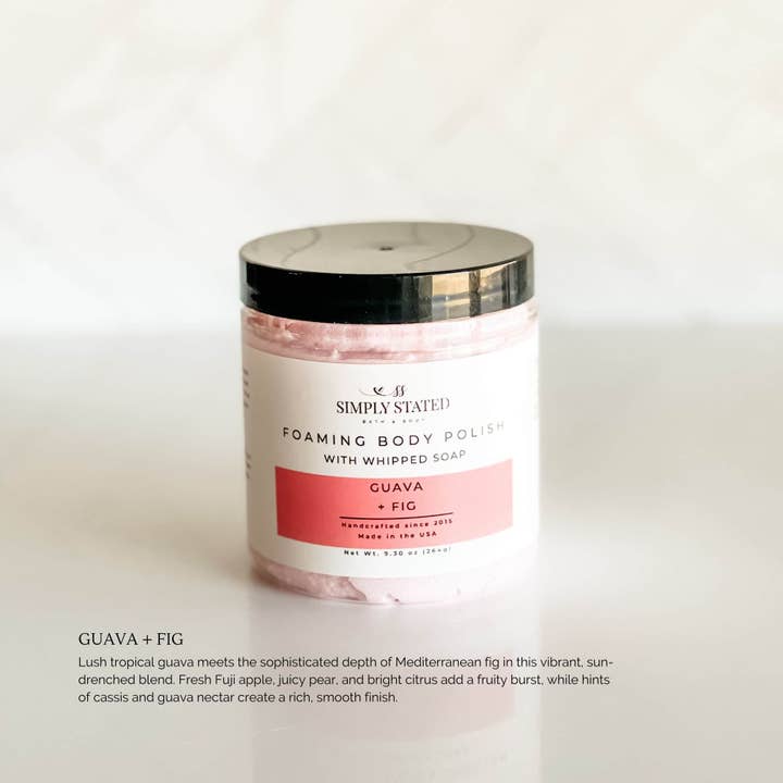 Simply Stated Bath & Body - Wholesale Body Scrub/Exfoliant - Seasonal Foaming Body Polish Collection | Limited Batches7