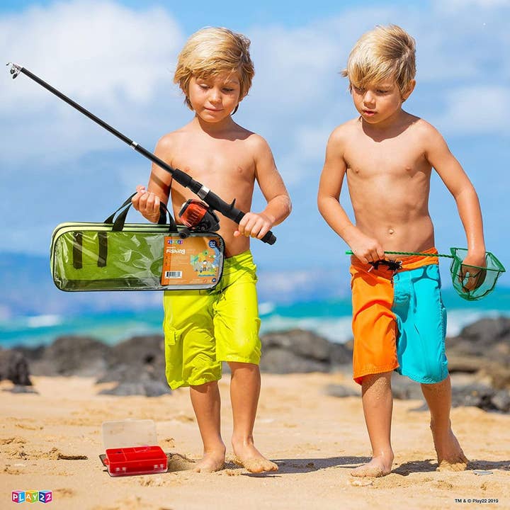 Play22 - Wholesale Sporting Accessories - Fishing Pole For Kids - 32 Set Kids Fishing Rod Combos