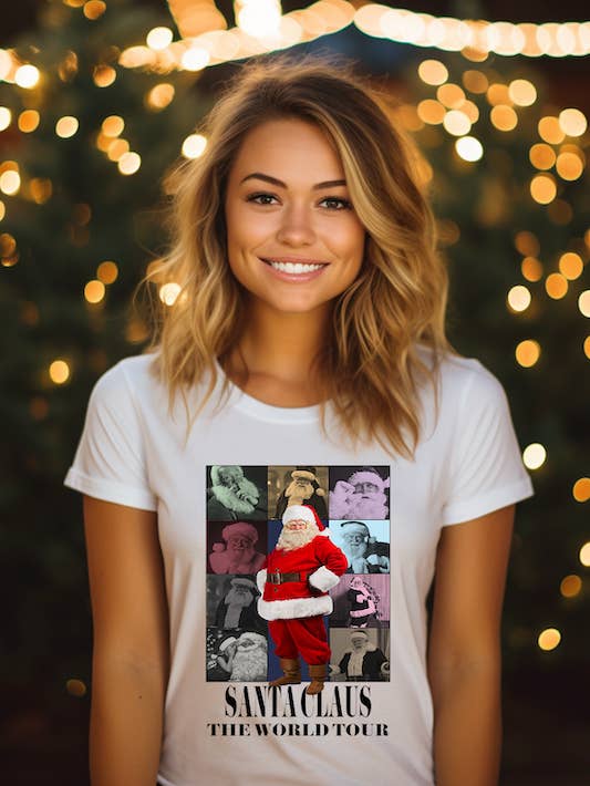 Into The Desert - Vendita all'ingrosso Maglietta stampata - Donna - T-shirt unisex Babbo Natale World Tour2