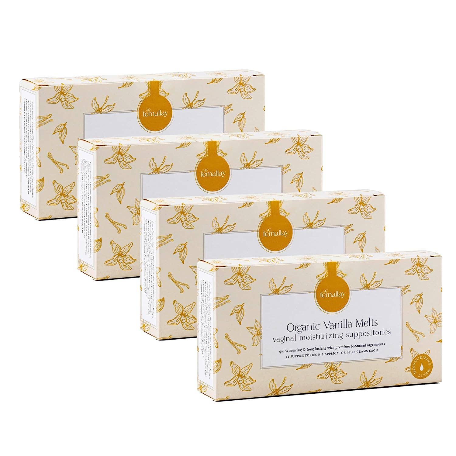 Femallay Inc – Lubrificante pessoal por atacado – Supositórios Orgânicos Hidratantes Vaginais para Intimidade36
