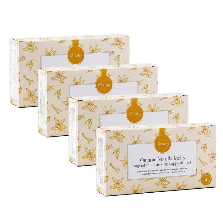 Femallay Inc - Vente Lubrifiants - Suppositoires fondants bio hydratants pour intimité vaginale36