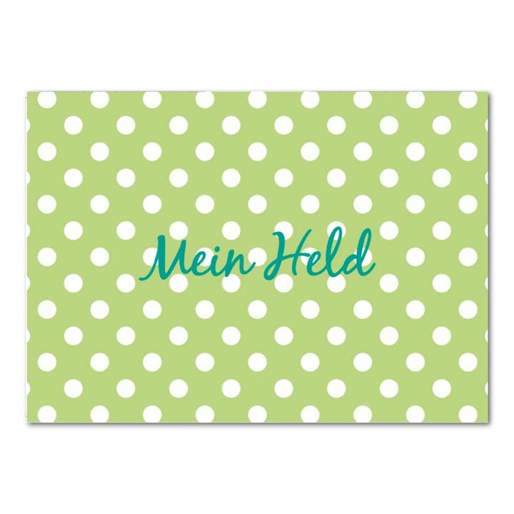 Postcard “My hero” for wholesale by Rabenmütter Verlag UG