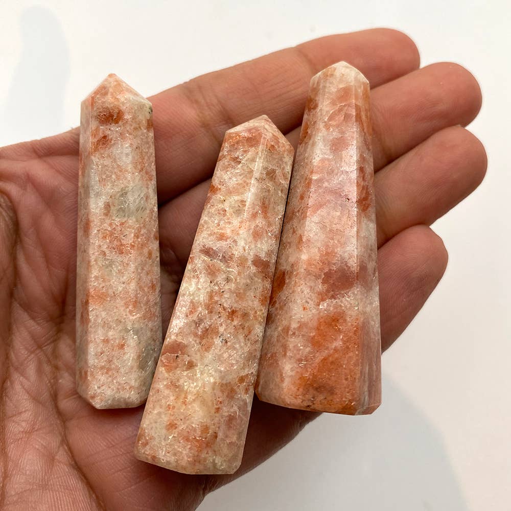 VIE - Vendita all'ingrosso Pietra/cristallo spirituale - Piccola torre obelisco 5-7 cm38