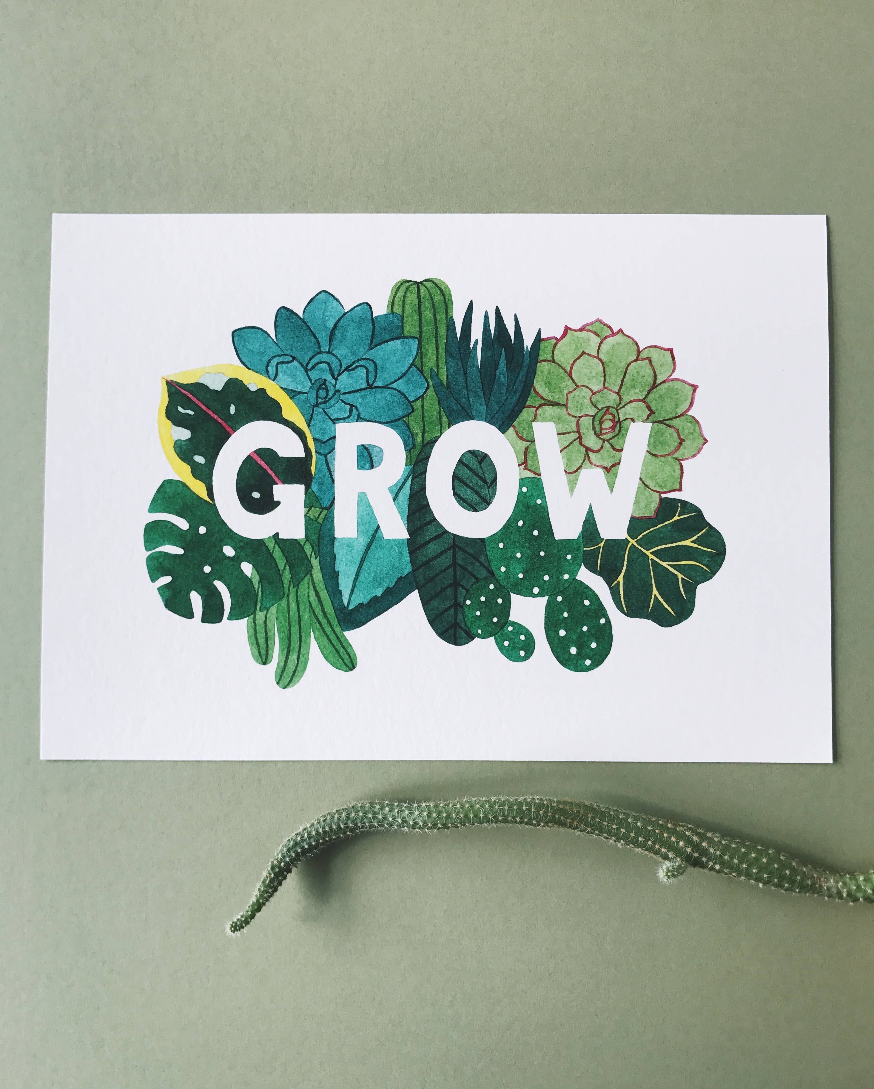 Katrina Sophia - Wholesale Art Print - Grow A4 Print2