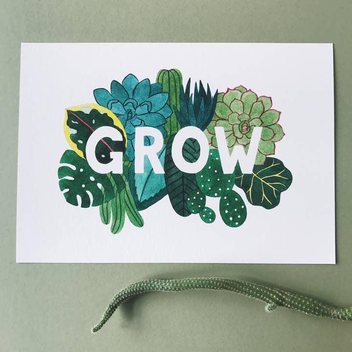 Katrina Sophia - Wholesale Art Print - Grow A4 Print2