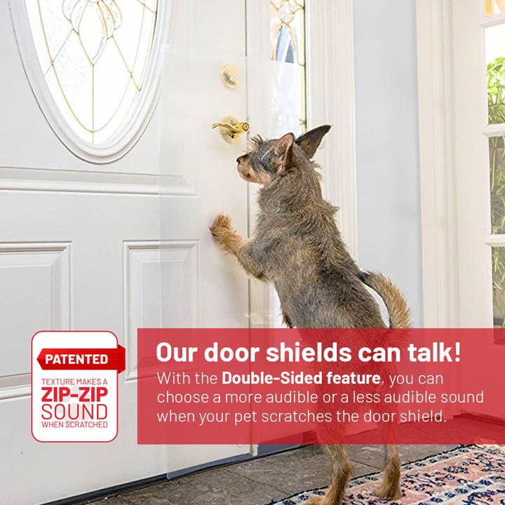 CLAWGUARD - Wholesale Pet Paw Protection - Original CLAWGUARD Door Shield - Door, Door Frame and Wall Protection4