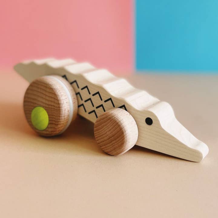 BAJO WOODEN TOYS - Wholesale Wood Toy - Kids - Wooden Crocodile1