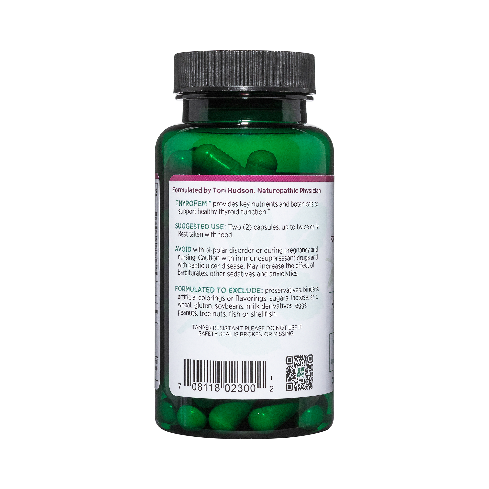 Vitanica - Vente Supplément oral/vitamine - ThyroFem™ - 60 capsules végétaliennes1