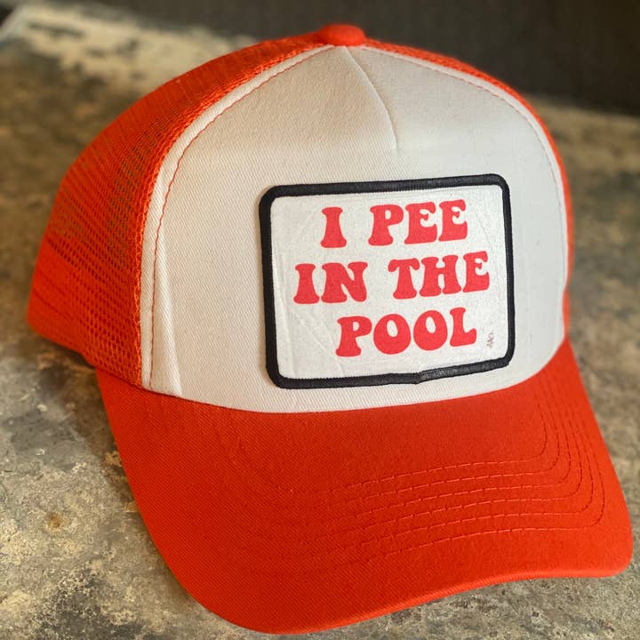 Crooked Halo - Wholesale Trucker Hat - Unisex - I Pee in the Pool Hat (Multiple Color Options)