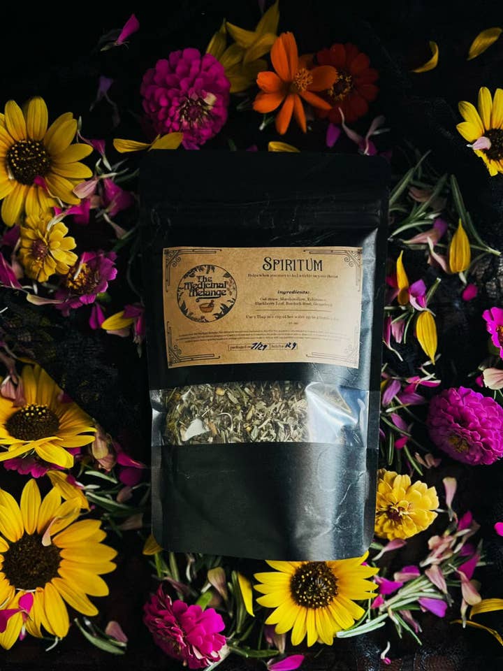 Spiritum Tea (Colds, Flu, tickle in your throat) for wholesale by The Medicinal Melange