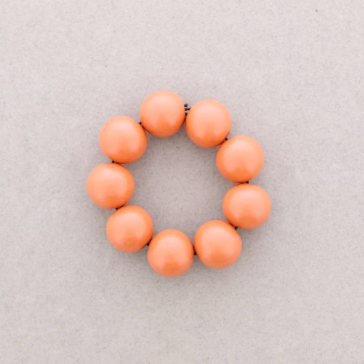 Sonata – Pulseira de missangas por atacado – Pulseira de Bolas de Madeira com Elástico5