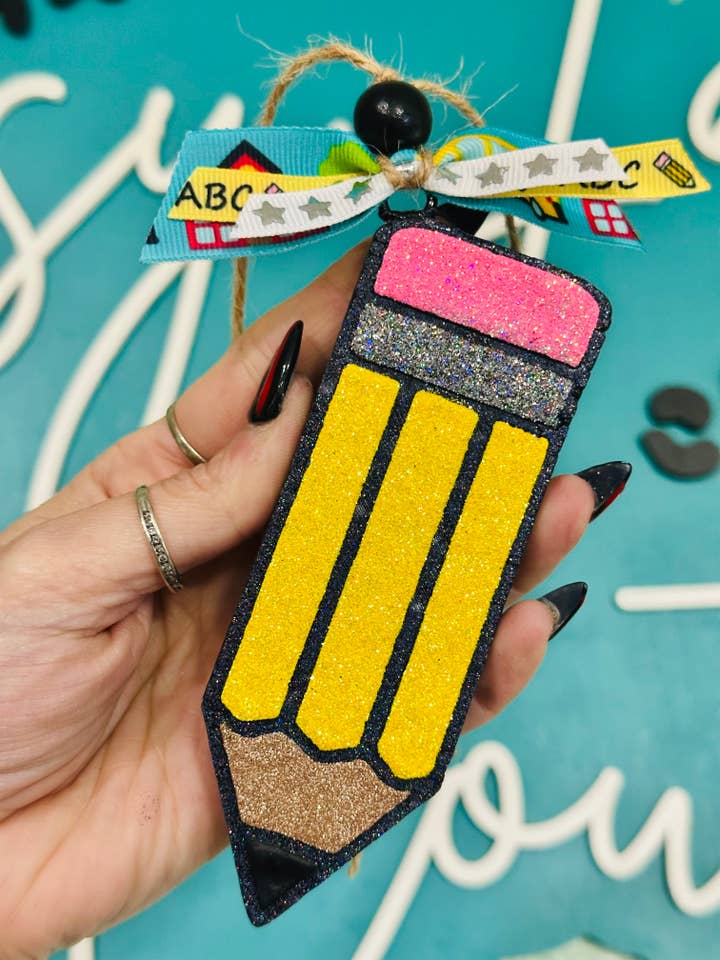 Pencil Car Freshie for wholesale by Sassy Fras Couture