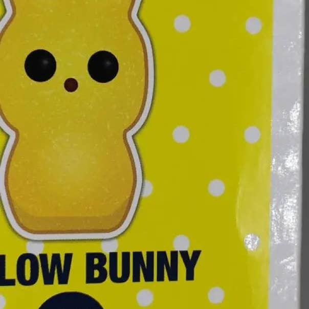 REMOVED BRAND – wholesale Figurine toy – Kids – 06 Yellow Bunny - Candy Peeps - Damaged Box Funko POP