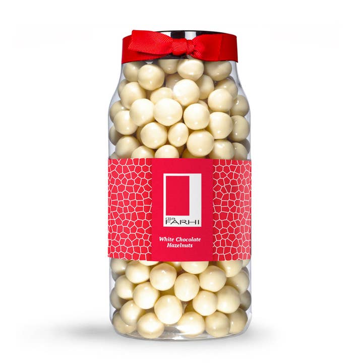 White Chocolate Hazelnuts, Palm Oil Free, 700g for wholesale by Mallow Tree Limited