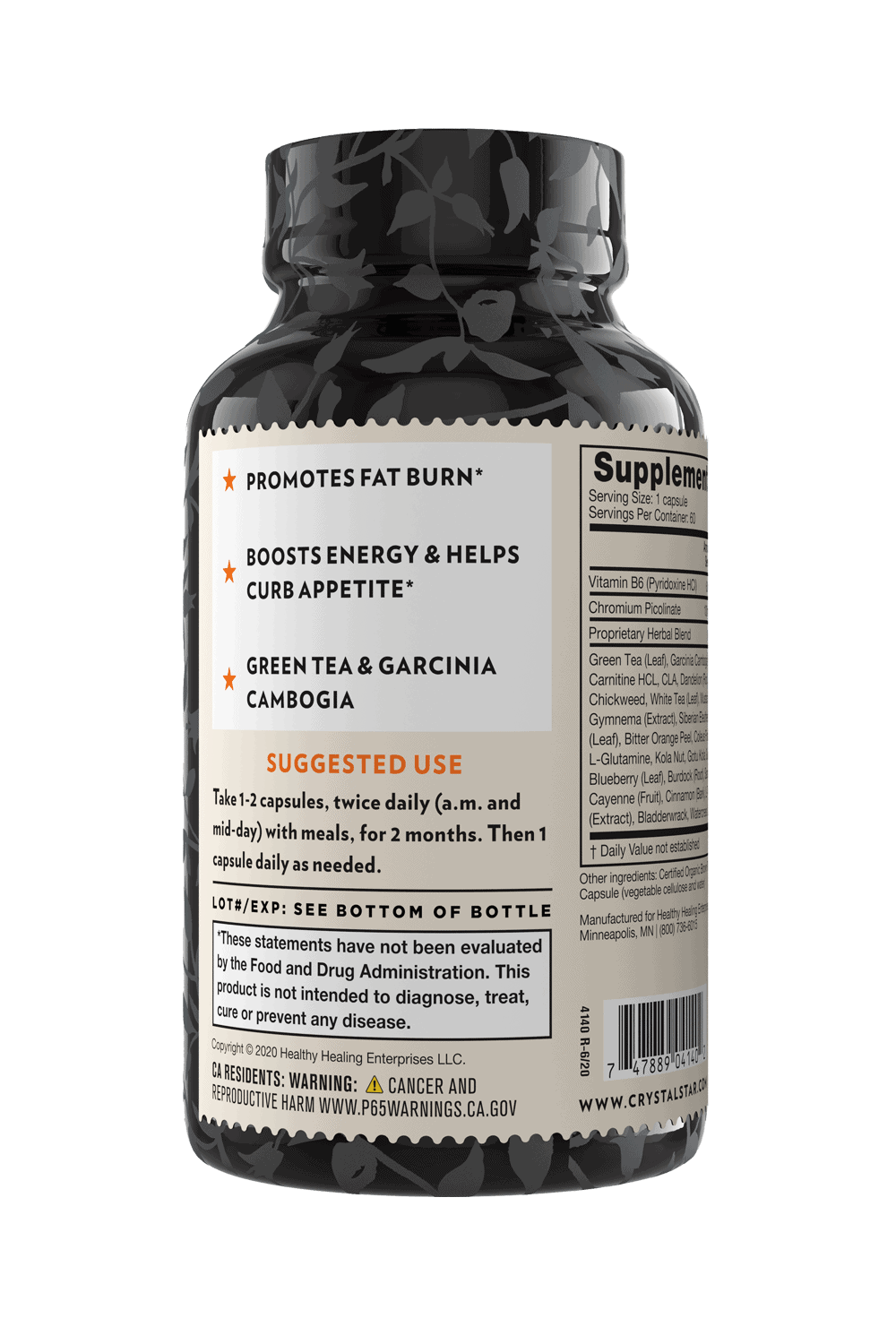 Crystal Star - Wholesale Oral Supplement/Vitamin - Thin After 401