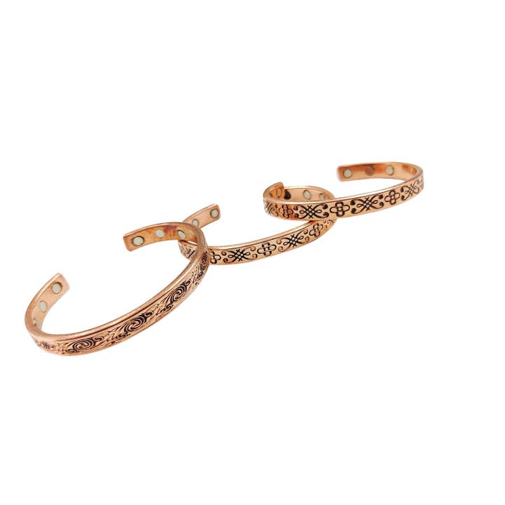 Goodly Gosh - Wholesale Cuff bracelet - Air Copper Magnetic Bracelet | Handcrafted Wellness Accessory1