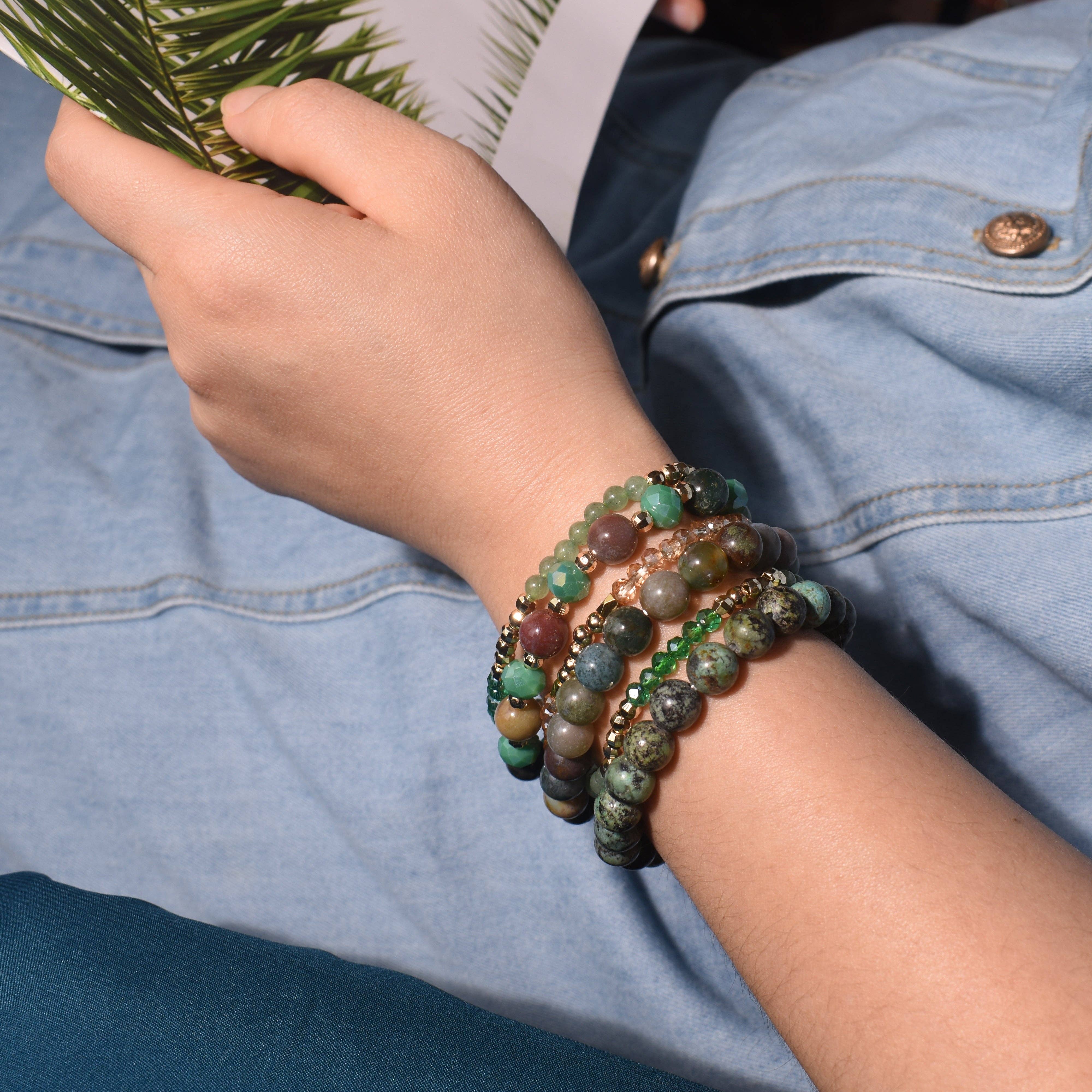 Soul Charms - Wholesale Sieradenset - Triple Earth Crystals Peace Love Abundance BYOB-armbandenset9