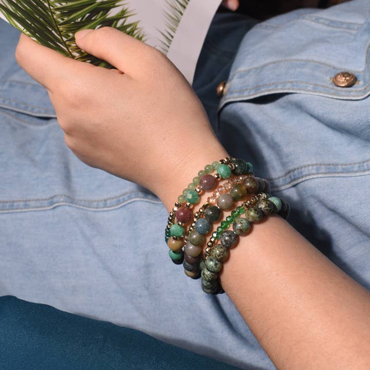 Soul Charms - Wholesale Sieradenset - Triple Earth Crystals Peace Love Abundance BYOB-armbandenset9