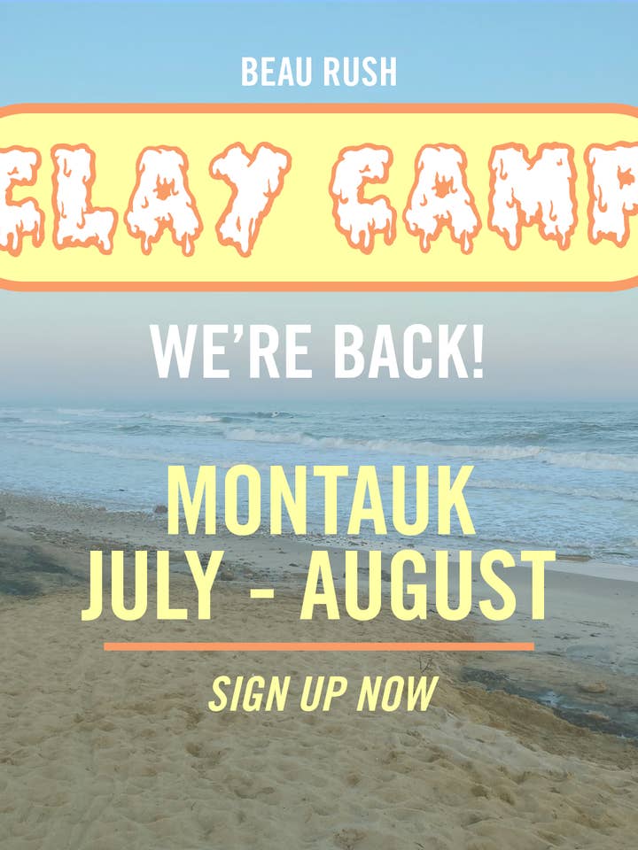 Clay Camp- Hero Beach Club sin visita para venta al por mayor de Beau Rush Ceramics
