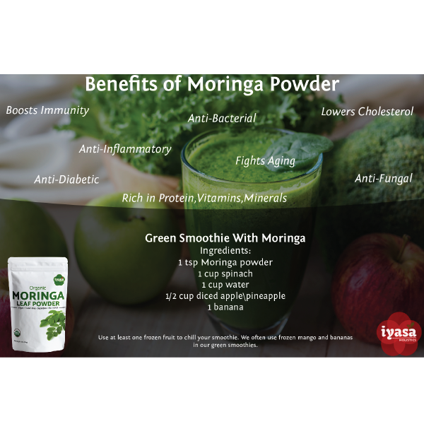 Iyasa Holistics – wholesale Protein/superfood powder – Organic Moringa Powder4