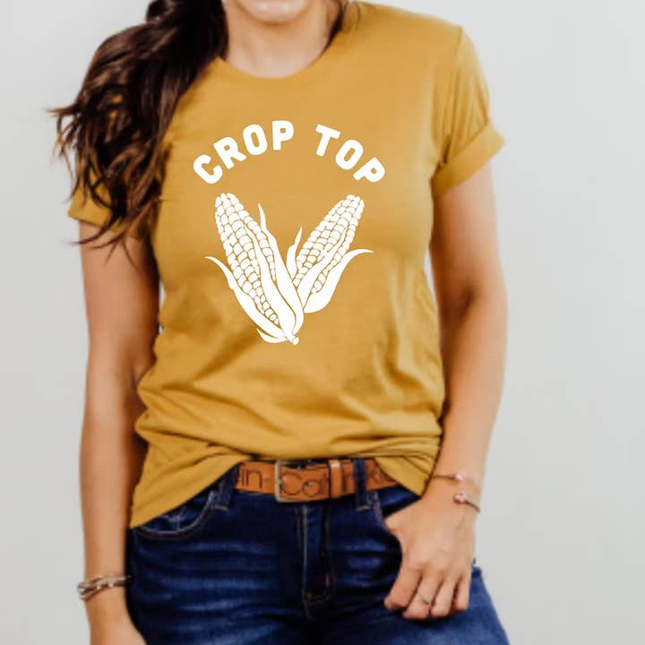 Crop Top T-Shirt for wholesale by Small Town Clothing Company