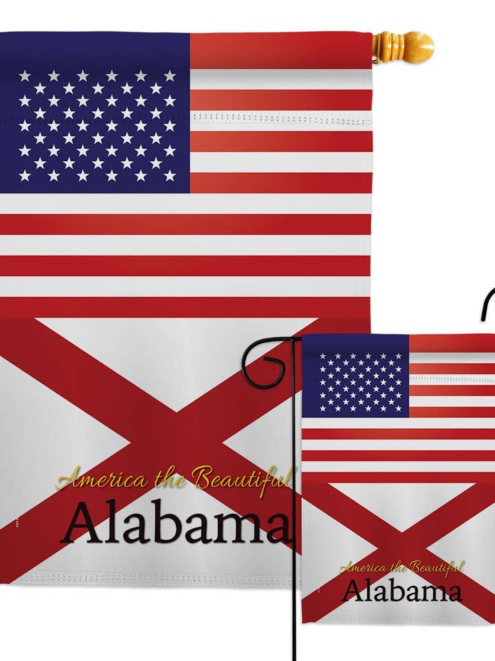 US Alabama Americana States USA Decor Flag for wholesale by Two Group Flag Co