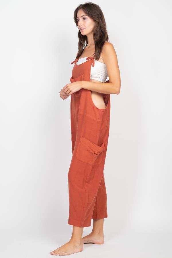 Lakhays Collection Inc. - Wholesale Overalls - Women's - Easy Slouchy Hemp Overalls4