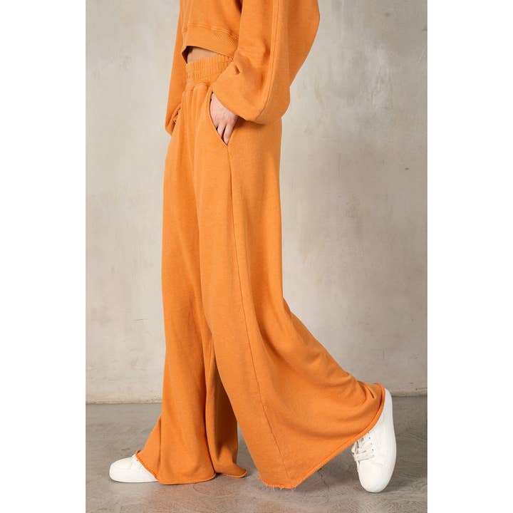 lalamia - Wholesale Pants - Women's - Matching Rib Wide Oversize Sweatpants29