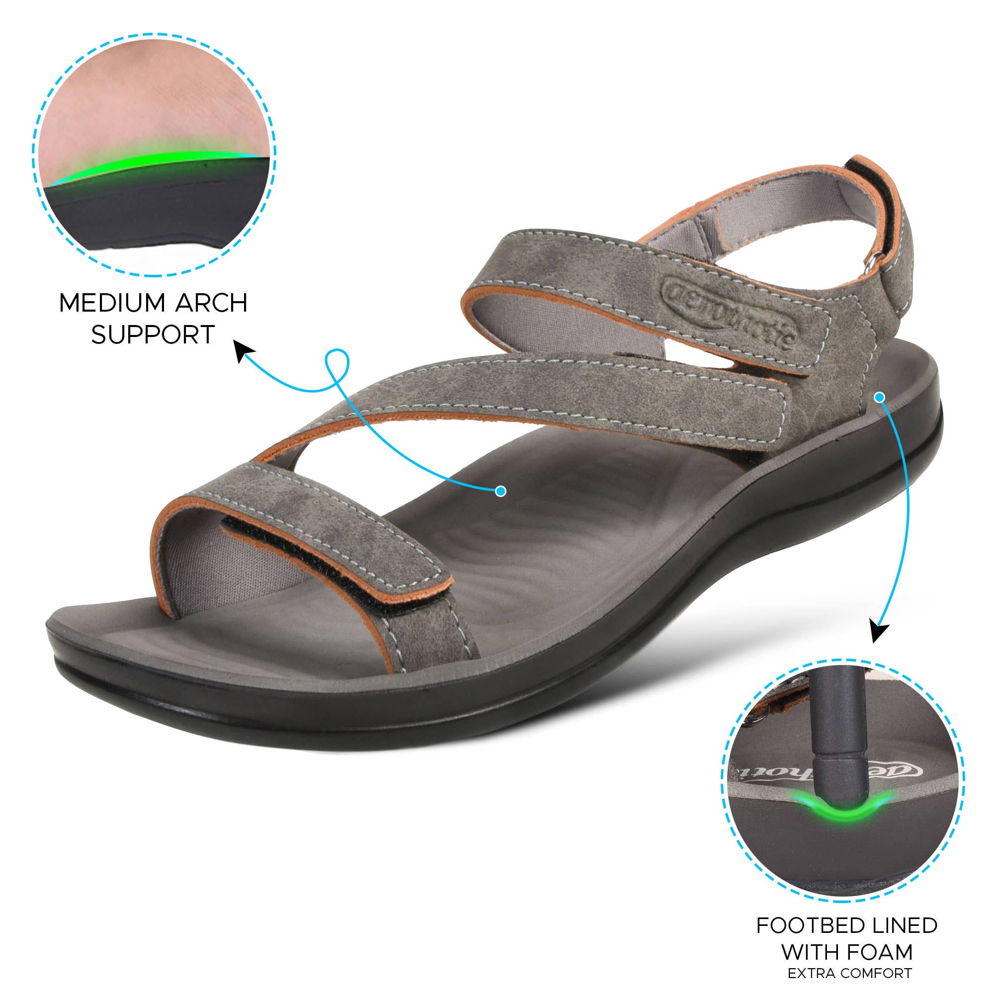 Aerothotic - Wholesale Sandals - Women's - ZION  ZION ADJUSTABLE STRAPPY SLINGBACK SANDALS FOR WOMEN16