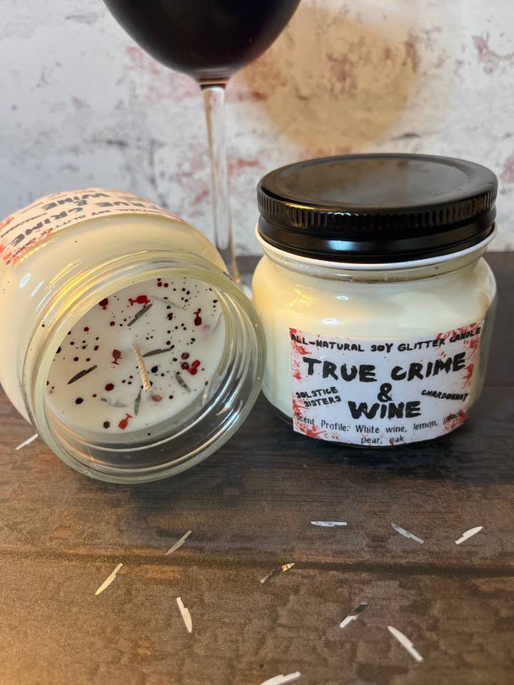 True Crime & Wine Chardonnay for wholesale by Solstice Sisters
