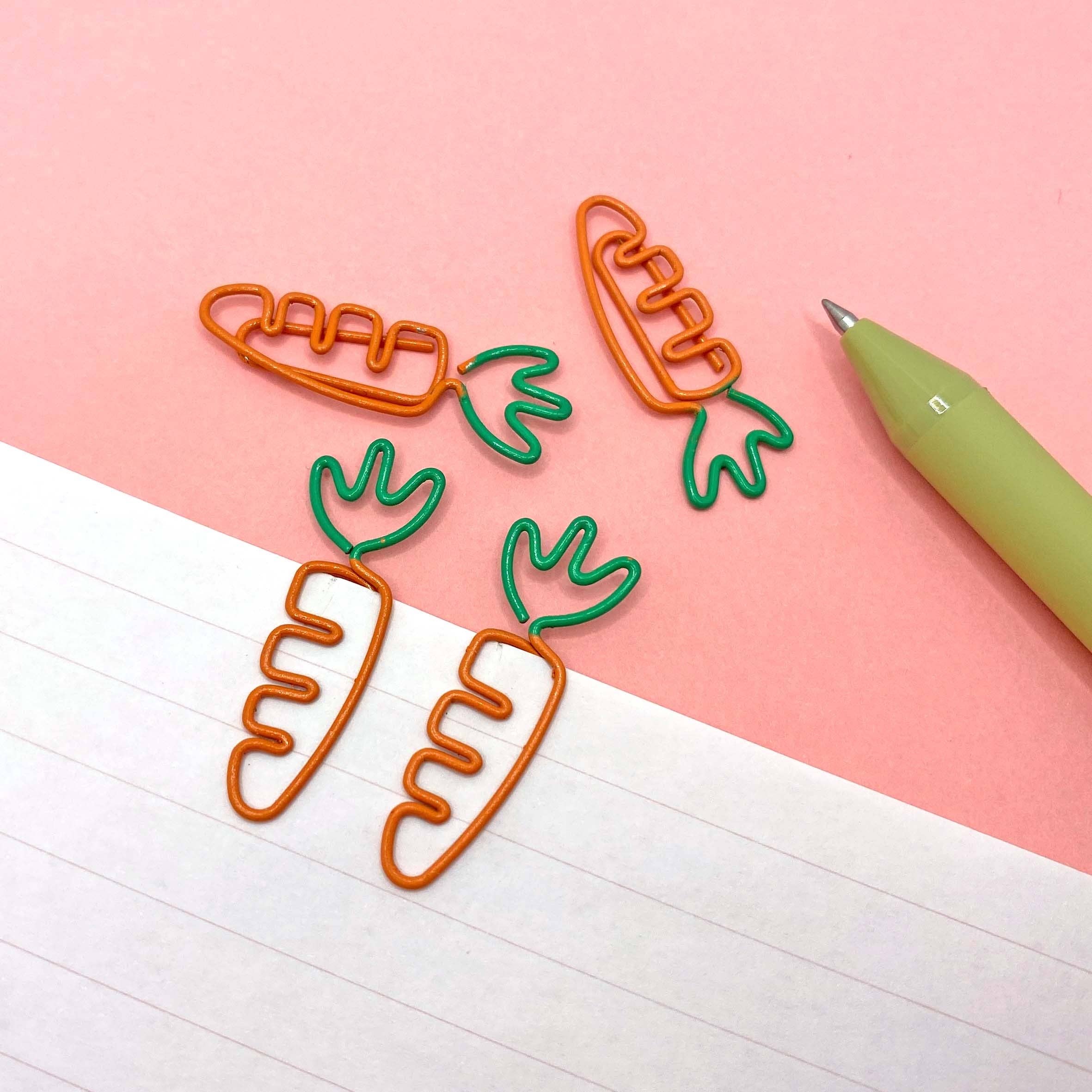 Neon Magpie – wholesale Paperclip – Carrot Paper Clips1