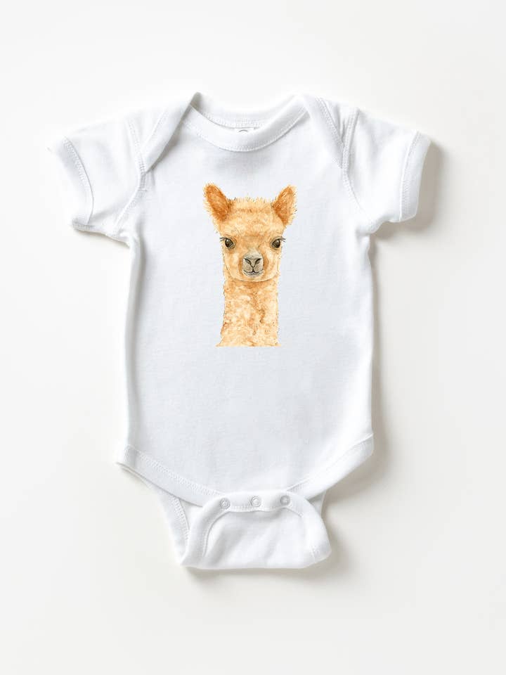 WLDFLWR Studio – wholesale Overall - Baby – Alpaca Onesie® - Personlig Alpacka Baby Onesie®1