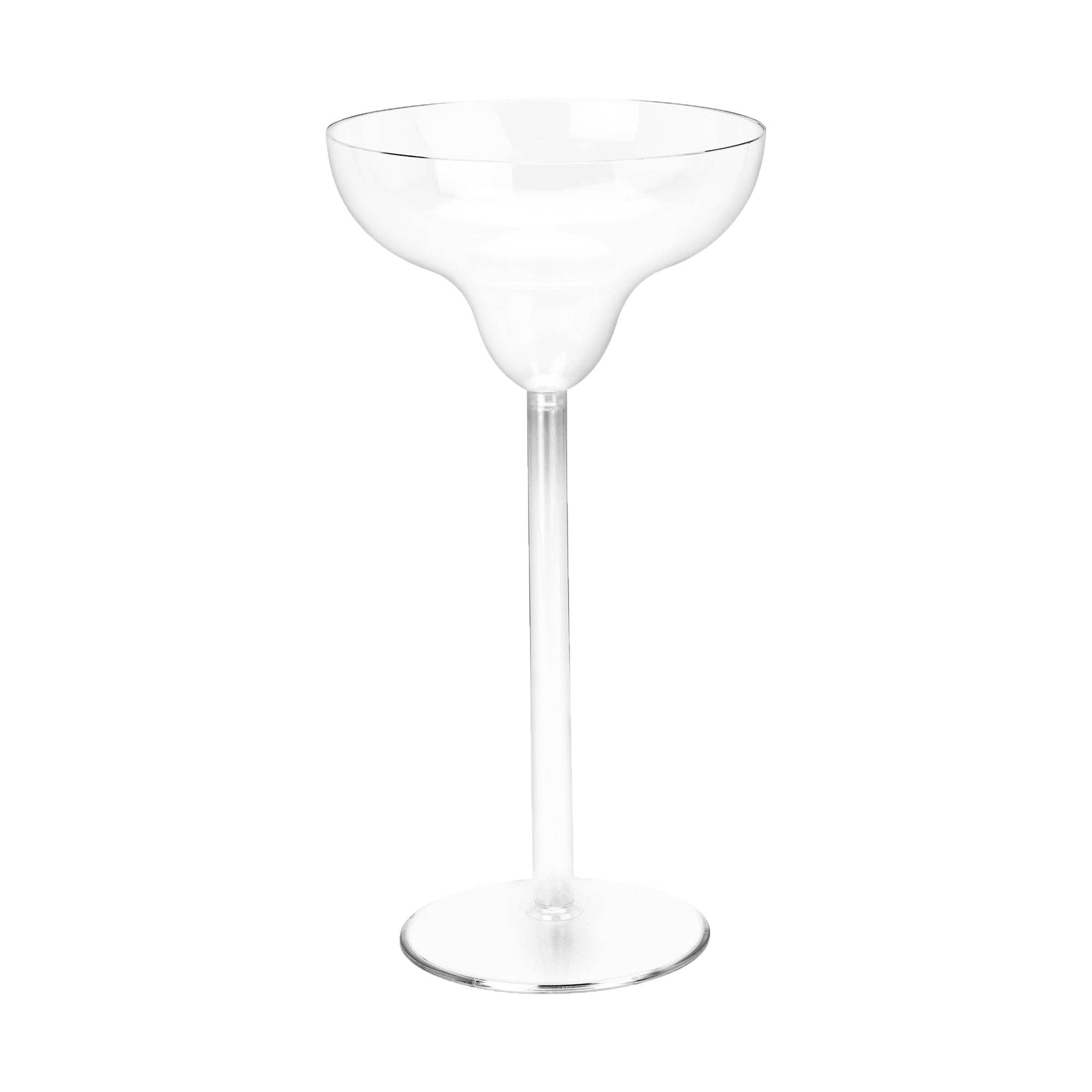 Portofino International Trading, USA - Wholesale Decorative Tabletop Object - Plastic Large Margarita Glass Centerpiece - Clear0