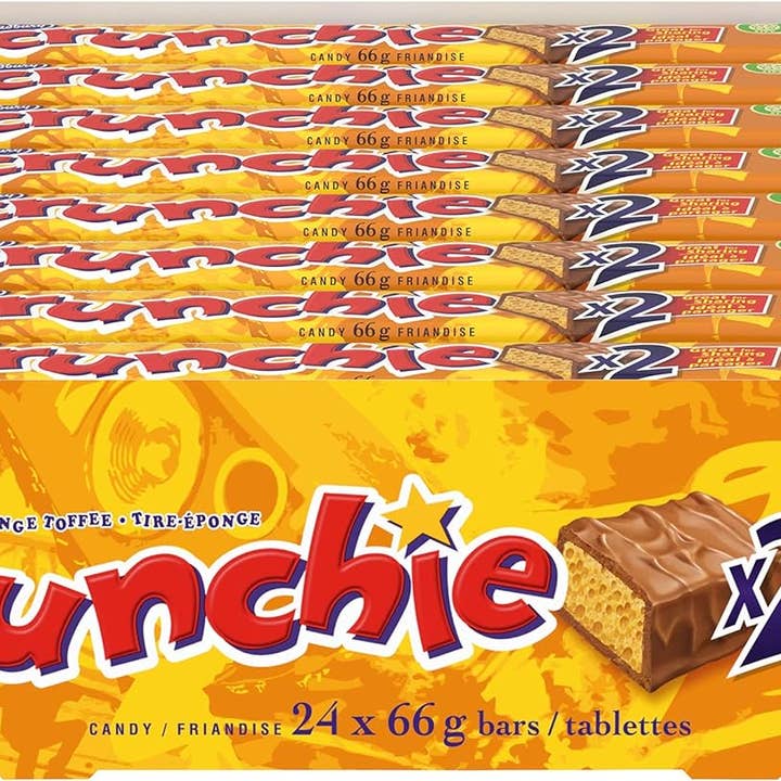 Echo Sales America - Wholesale Chocolate Bar - Cadbury Crunchie King Size Candy Bars, 66 g - case24ct