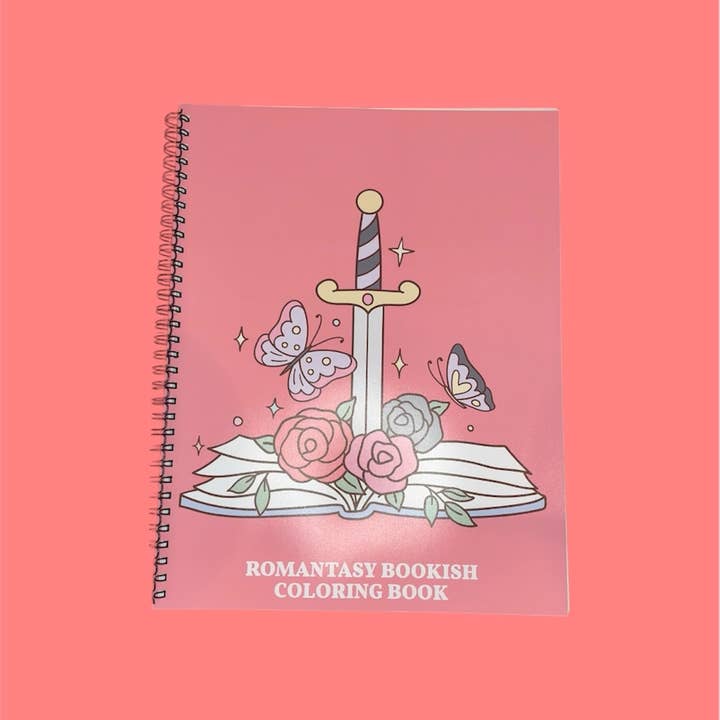 Romance Fantasy Coloring Book for Bookworms, Bold and Easy for wholesale by Seven Virgo Studios