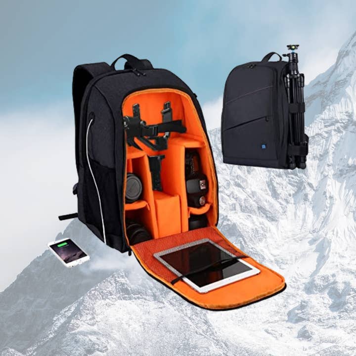 Sac à dos pour appareil photo, caméra extérieure imperméable à l'eau anti-rayures pour la vente par Alpaca New Wave