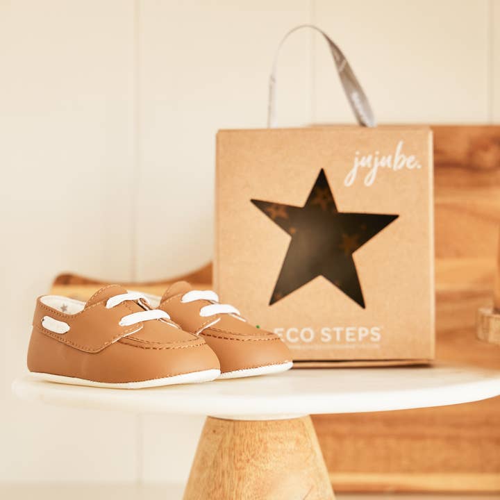 JuJuBe - Wholesale Shoe Accessories - Kids & Baby - Eco Steps - Boat Shoe Brulee Brown8